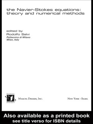 cover image of The Navier-Stokes Equations